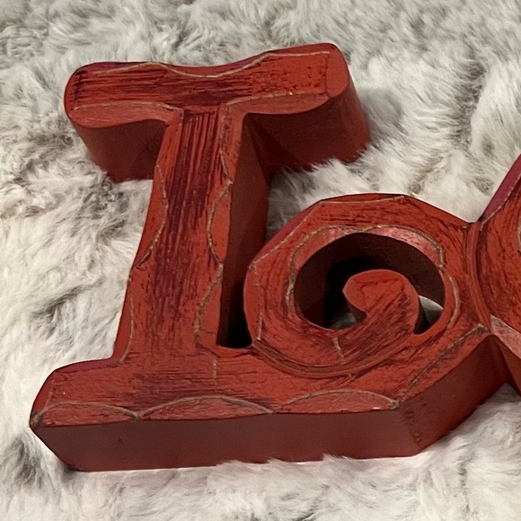 SOLD - Wooden Love Sign/Decor - Picture 2 of 2